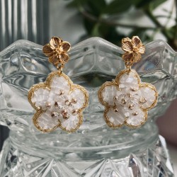 Boucles d'oreilles or,...